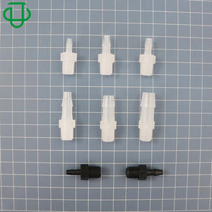 Connecteur de tuyau en silicone droit externe fileté 1/8-27NPT en plastique PP de qualité alimentaire Jiyou, accessoires de connecteur en stock - Product Image 1