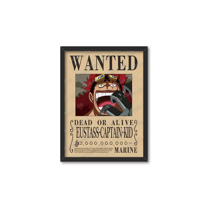 Vente en gros et personnalisée One Piece Wanted 3D Flip Triple Transition affiche lenticulaire Anime pour cadeau promotionnel