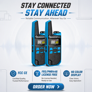 QUANSHENG TG-FR1 Two Sets FCC CE Two Way <strong>Radio</strong> FRS PMR446 License Free Walkie Talkie - Product Image 1