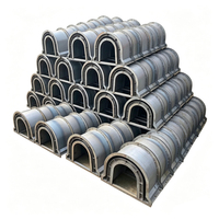 Moule en acier préfabriqué pour fossé de drainage en béton, assemblage de gabarit de composant en ciment à forme spéciale en arc combiné