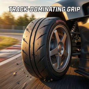 Pneu Radial Premium 245/35ZR18 92W XL Série REVIMAX R23 - Ténue de roulement 260AA SHIBATA Formule <span class=keywords><strong>Semi</strong></span>-<span class=keywords><strong>Slick</strong></span> pour Voiture de Course et Drift B2B - Product Image 2