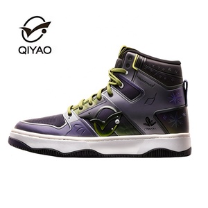 للبيع بالجملة من الشركات المصنعة للعلامات التجارية الأصلية ، أحذية رياضية مخصصة برقبة عالية للرجال لكرة السلة ، أحذية كاجوال مع شعار - Product Image 3