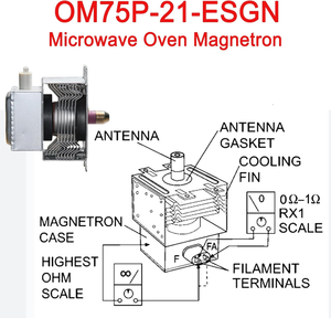 1000W witol fuente <span class=keywords><strong>de</strong></span> alimentación aire agua frío magnetrón <span class=keywords><strong>precio</strong></span> <span class=keywords><strong>horno</strong></span> <span class=keywords><strong>microondas</strong></span> piezas 2M214 magnetrón - Product Image 5
