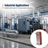 Radiateur refroidisseur d'huile hydraulique de haute qualité, échangeur de chaleur à plaques pour ascenseur, conception conviviale, fabriqué en matériaux durables