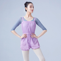 Combinaison de danse classique XIANGYU une pièce en nylon 100 % pour femme, idéale pour l'échauffement et la transpiration