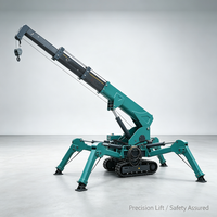 Grue araignée électrique haute performance, respectueuse de l'environnement, conforme aux normes européennes, pour l'installation de présentations muséales