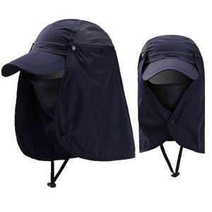 Hombres Mujeres Impermeable Transpirable Desmontable Gorras de Béisbol Verano Al Aire Libre Protección UV Gorras de Pesca - Product Image 4