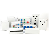 Caja de Conexiones Eléctrica Impermeable IP67 de Plástico ABS y PC, Tipo AG, para Exteriores, Caja de Distribución Impermeable para Bricolaje