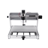 Lingyue CNC 키트 3 축 나무 조각사 CNC 3018 최대 블루 라이트 15w 레이저 헤드 전체 세트 미니 CNC 절단 기계 부품