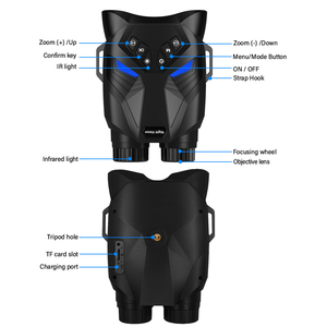 4K QHD Digital <strong>Night</strong> <strong>Vision</strong> Binoculars Goggles with 8X Zoom 48M <strong>Handheld</strong> Infrared <strong>Night</strong> <strong>Vision</strong> Goggles <strong>Camera</strong> with 3" HD Screen - Product Image 2