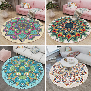 Tapete de Yoga Redondo Ningbo Science, 70x70x5mm, de Gamuza y Goma Antideslizante, para Fitness y Meditación - Product Image 3