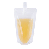 Poches à Boissons en Plastique Transparentes de Tailles Personnalisées 50ml 100ml 200ml, Sachets Doypack avec Impression Héliogravure pour Bière Champagne et Liquides avec Bec Verseur