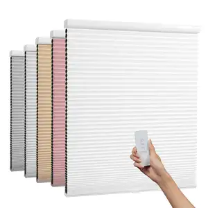 Cordless Window Blind Home Decoration Pleated Sun Shading Honeycomb Cellular Blinds