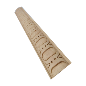 Tablón macizo de madera de <span class=keywords><strong>haya</strong></span> estilo europeo línea de madera tallada directo de fábrica barato al por mayor para Interior de madera de construcción de bienes raíces - Product Image 4