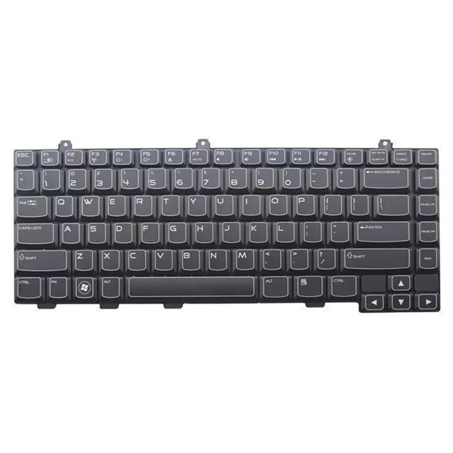 Wholesale Laptop Keyboard for Dell Alienware M14X R1 R2 New Black With Backlit Computer Keyboard Notebook Keyboard Replacement