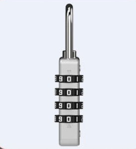 Çinko alaşımlı şifreli kilit, şifreli asma kilit, kombinasyon kilidi - Product Image 6