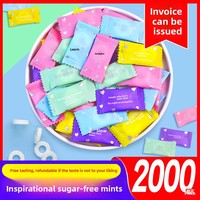 Inspirational Quote-infused Powerful Fresh-breath Lozenges Sugar-free Mint Candies; Commercial Candies