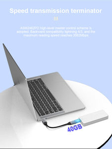 Usb4 40Gbps M.<span class=keywords><strong>2</strong></span> Nvme Ssd Behuizing Externe Behuizing Compatibel Met Usb4/<span class=keywords><strong>3</strong></span>.<span class=keywords><strong>2</strong></span>/<span class=keywords><strong>3</strong></span>.1/<span class=keywords><strong>3</strong></span>.0/<span class=keywords><strong>2</strong></span>.0, Ondersteuning Ssd Grootte 2280 B + M M-Sleutel - Product Image 6
