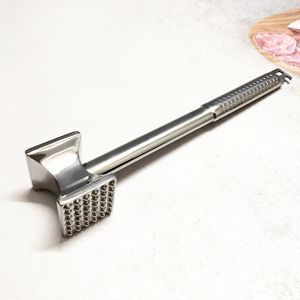 Stainless Steel Meat Tenderizer 304 Stainless Steel Double Sided Kitchen Tool For Steak Pounding - Product Image 1