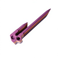 Piquets de fixation pour tentes de camping et auvents, cordes anti-vent, accessoires en nylon renforcé épais de 20 cm