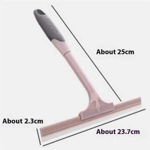 Một mặt kính <span class=keywords><strong>scraper</strong></span> nhựa ngắn hộ gia đình Bàn Ăn Phòng tắm gạt nước nhà hàng bàn <span class=keywords><strong>scraper</strong></span> cửa sổ sử dụng thả - Product Image 4