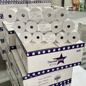 Rollos de Papel Térmico para Etiquetas de 57x50mm, Personalizados, Libres de BPA, Impermeables (100% Pulpa de Madera), para Etiquetas de Punto de Venta y Empaque, Ecológicos - Product Image 5