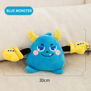 Los zapatos para morder perros hacen sonidos para moler sus dientes resistentes a morder zapatos de juguete con nudos de algodón para entrenar juguetes para perros de peluche - Product Image 4