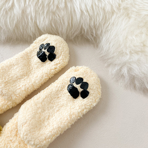 Chaussettes en peluche pour tout-petits avec oreilles longues de chien, couleur macaron, chaussettes pour bébé avec oreilles 3D, chaussettes de dessin animé unisexes pour bébé pour l'automne et l'hiver - Product Image 4