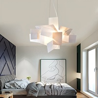 Lustre moderne en acrylique pour salon, salle à manger, maison