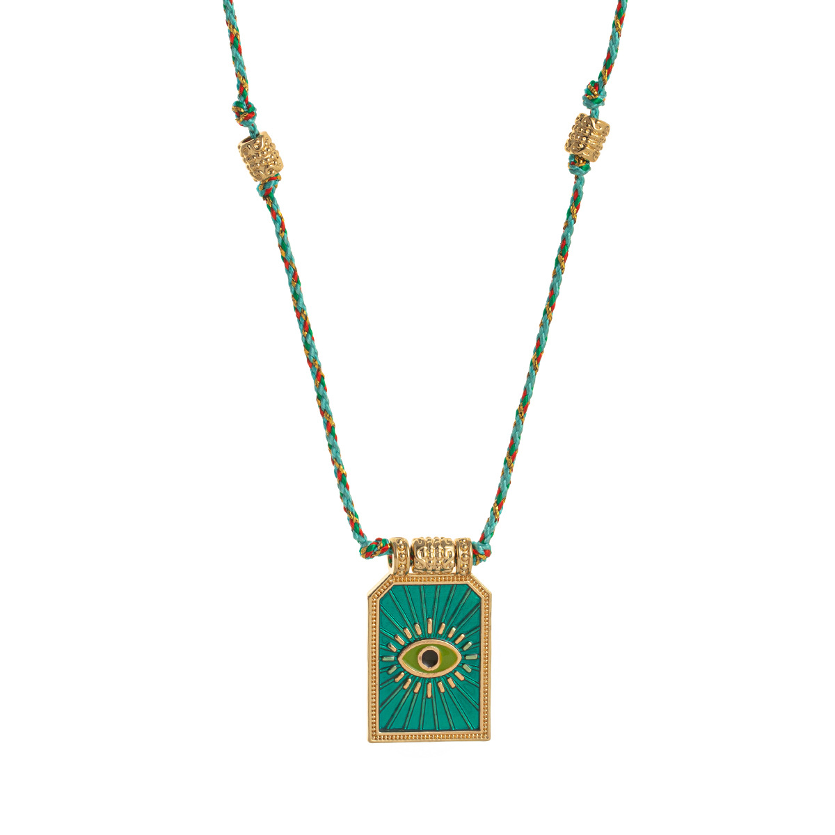 Collier oeil bleu
