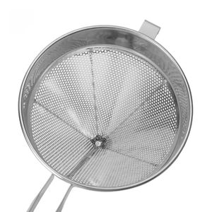 Accesorios de Cocina para el Hogar: Colador Grande de Acero Inoxidable con Filtro de Malla Gruesa y Embudo - Product Image 3