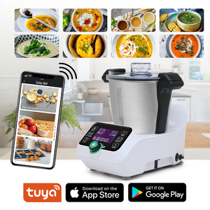 Procesador <span class=keywords><strong>de</strong></span> alimentos eléctrico multifuncional con aplicación Wifi, máquina <span class=keywords><strong>de</strong></span> cocina automática, termómetro - Product Image 3