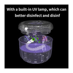 Nettoyeur dentaire ultrasonique portable avec un appareil pour le nettoyage des prothèses dentaires et des appareils orthodontiques, lavage haute fréquence et étui pour éliminer la plaque dentaire - Product Image 6