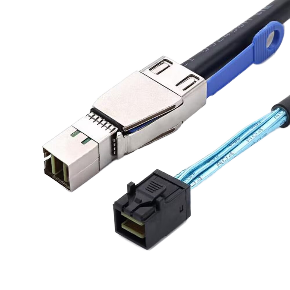 Мини SAS SFF-8644 к SAS SFF-8643 серверный соединительный кабель с TPE оболочкой пластиковый материал для компьютеров