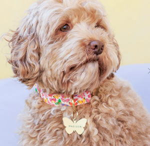 Jietao liontin hewan kupu-kupu bentuk tulang, Stainless Steel kosong logam Premium Logo kustom mewah tahan lama - Product Image 3