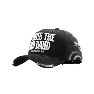 Gorras Dandi de Alta Calidad, I MISS the OLD DAND, Gorra de Béisbol de 5 Paneles de Gamuza, Bordado 3D Personalizado, Forro de Satén, Gorra Trucker con Cierre a Presión - Product Image 1