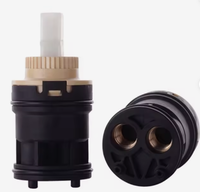 Cartucho de Grifo Cerámico Moderno de 40mm de Enchufe Directo con Diseño de Modelo 3D para Grifos de Baño y Accesorios de Válvula