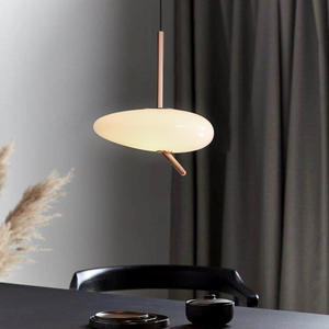 Lámpara de Araña de Diseño Nórdico Danés, Estilo Platillo Volador, Creativa, Minimalista, para Salón de Té, Iluminación de Restaurante - Product Image 4