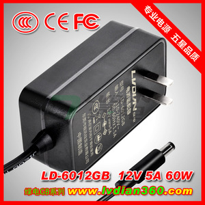 LVDIAN Power <b>Adapter</b> <b>12V</b> 5A 60W DC Output Wall Plug EU UK US Standard - Product Image 3