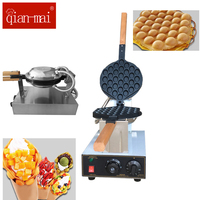 Machine à Gaufres Électrique Professionnelle, Gaufrier Bulle Domestique pour Snacks Maison