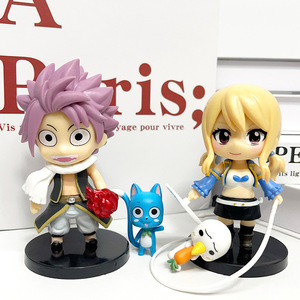 Figurines <span class=keywords><strong>Manga</strong></span> Fairy Tail Natsu Lucy Erza Gray 11CM (Lot de 4) – Figurines Anime PVC – Jouets de Jeu Gachapon Surprise - Product Image 4