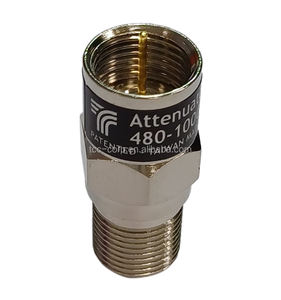 TCC UHF03 สายโคแอกเชียลบรอดแบนด์ ตัวลดทอนสัญญาณ 3dB 480-1000 เมกะเฮิรตซ์ทองเหลืองชุบนิกเกิล 75 ระบบ - Product Image 1