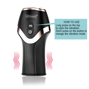 Juguetes sexuales de masturbación vibratoria para hombres, masturbador masculino con vagina de ida - Product Image 2