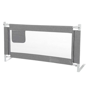 Barandilla de Seguridad para Cama de Bebés y Niños Pequeños, Elevación Vertical Unilateral, Altura Ajustable, Barandilla Anticaídas con Tela Transpirable - Product Image 1