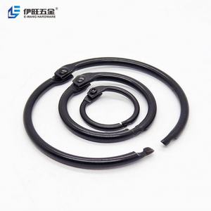 Anneaux de reliure à charnière YIWANG noirs pour carnet, anneaux de reliure à feuilles mobiles pour scrapbooking - Product Image 2