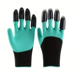 Guantes de excavación de suelo para plantación de verduras de jardinería con propiedades resistentes al desgaste y antideslizantes Guantes recubiertos de goma para exteriores - Product Image 4