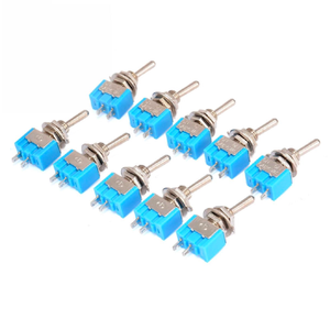 Toggle Switch 3A 250V Mini Blue Thu Nhỏ Chốt Phụ Kiện Thay Thế 2 Pin 2 Vị Trí 125VAC MTS-101 - Product Image 5
