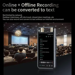 M5 AI Grabadora <span class=keywords><strong>de</strong></span> voz digital Interpretación simultánea Formato <span class=keywords><strong>de</strong></span> <span class=keywords><strong>audio</strong></span> MP3 para transcripción Batería <span class=keywords><strong>de</strong></span> larga capacidad <span class=keywords><strong>de</strong></span> 2000mAh - Product Image 4