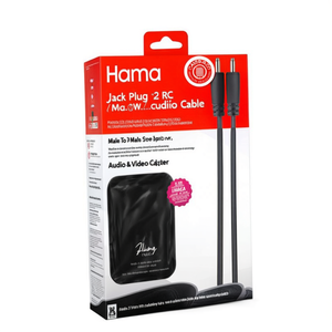 Cavo adaptador Jack Plug 2 RCA Negro 3m 00205111 - Product Image 3