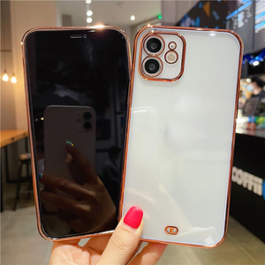 Funda Protectora <span class=keywords><strong>para</strong></span> Teléfono Móvil, Electrochapada, Impermeable, Resistente a Golpes, <span class=keywords><strong>para</strong></span> <span class=keywords><strong>iPhone</strong></span> 11 12 13 14 Pro Max, Transparente - Product Image 6
